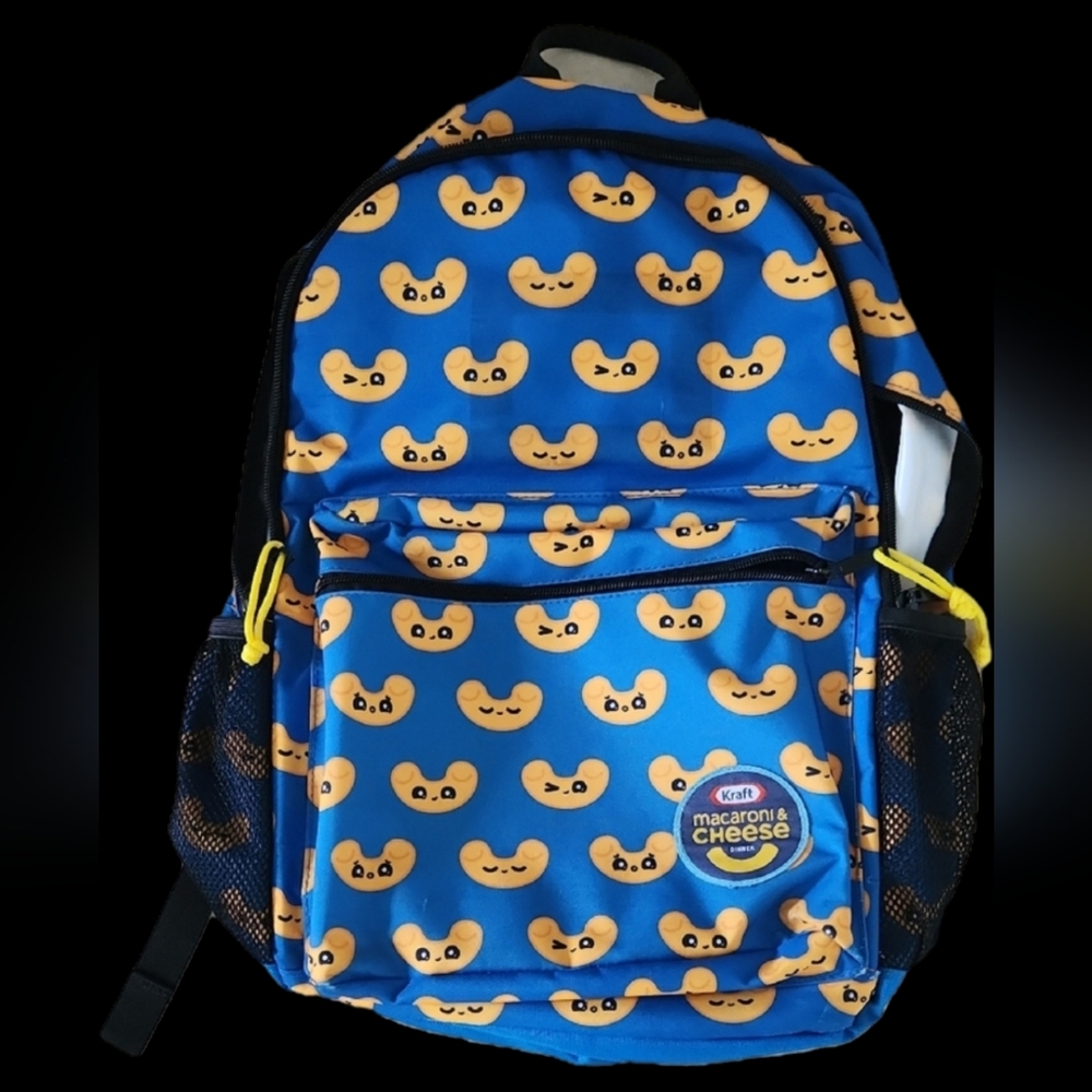 Kraft Macaroni And Cheese Kids Backpack - Blue and Yellow